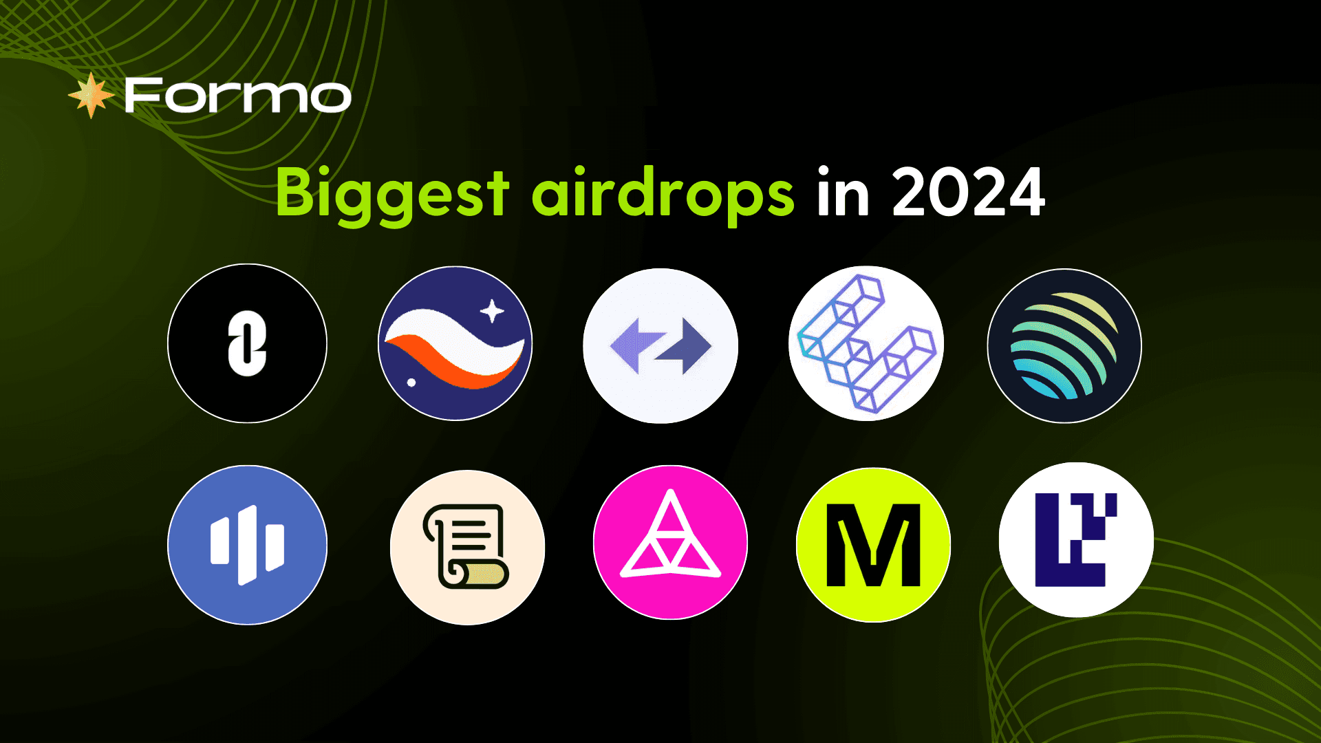 Biggest airdrops in 2024 