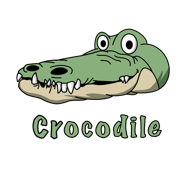 X Crocodile logo